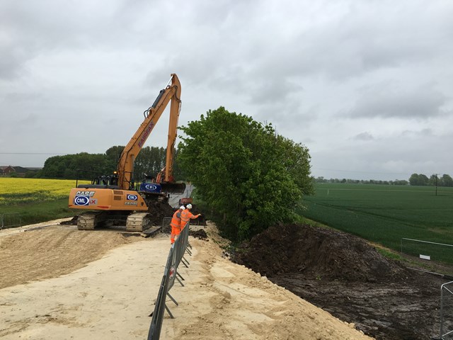 The finishing touches are put to the A614 at Howden which us to reopen on May 28