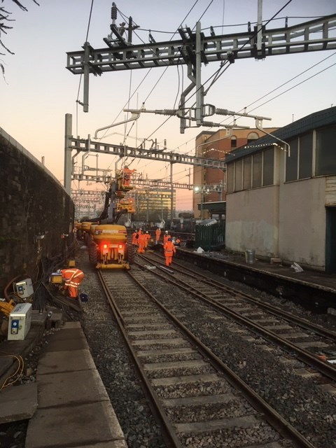 Network Rail thanks passengers and local communities in South Wales as rail upgrade work completes: Newport track 8