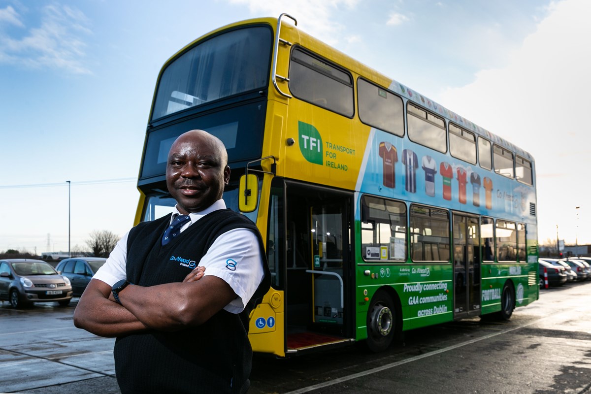 A Go-Ahead Ireland bus driver