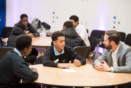 Talk to professionals about your next steps at the careers fair