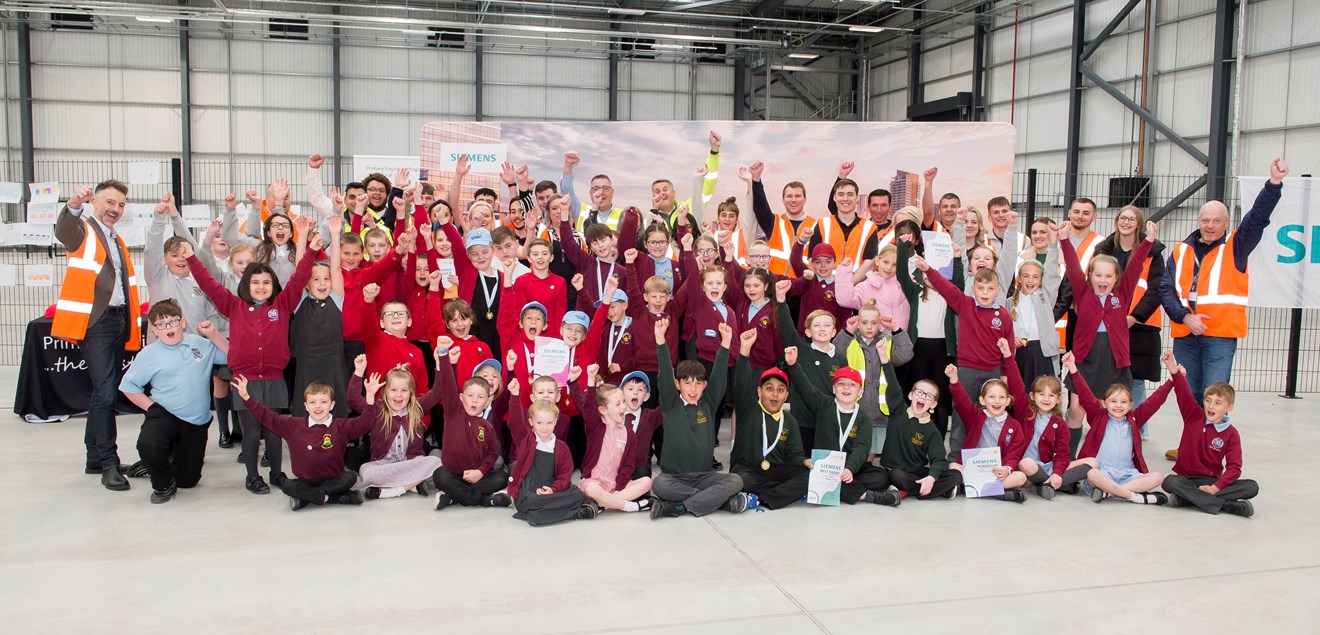 SIEMENS MOBILITY PRESS RELEASE: Local Schoolchildren Power Up Their Creativity with Train Models at Siemens Mobility’s New Factory in Goole: Siemens Mobility Primary Engineer 019