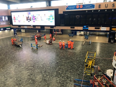 Euston Station work
