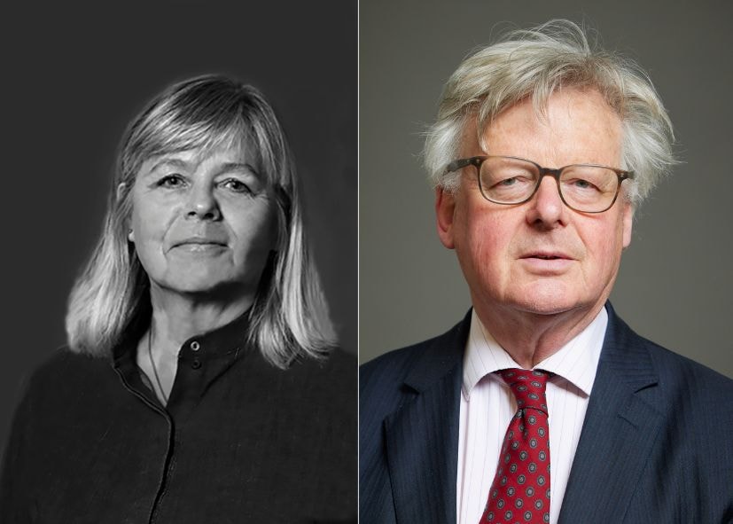 l-r: Professor Bryndís Snæbjörnsdóttir and Lord Inglewood who are to receive honorary awards from the University of Cumbria in November 2024.