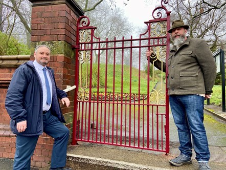 Heritage gates restored to former glory at Marsh Park