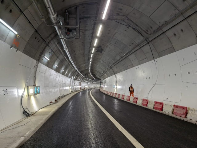 TfL Image - Silvertown Tunnel interior November 2024