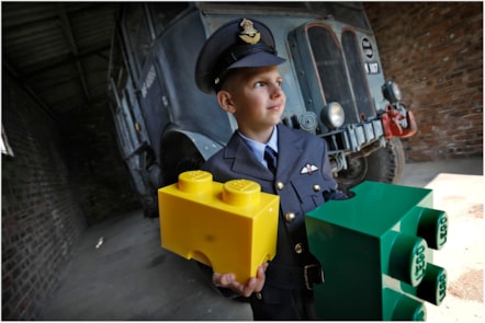 Kajus Ramanauskas gets ready for the National Museum of Flight’s 6th annual Awesome Bricks event on Saturday 15 and Sunday 16 June. Image © Paul Dodds (5)