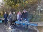 Jennys Well bench unveiling 2: Jennys Well bench unveiling 2