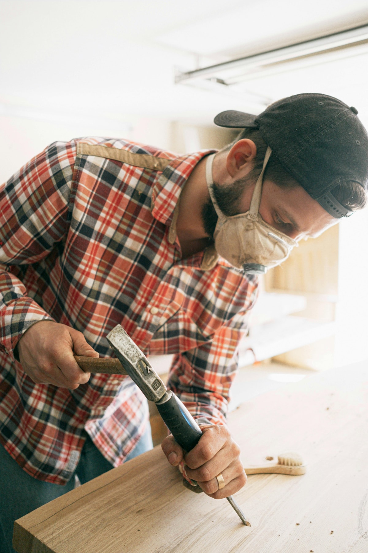 Man with woodwork