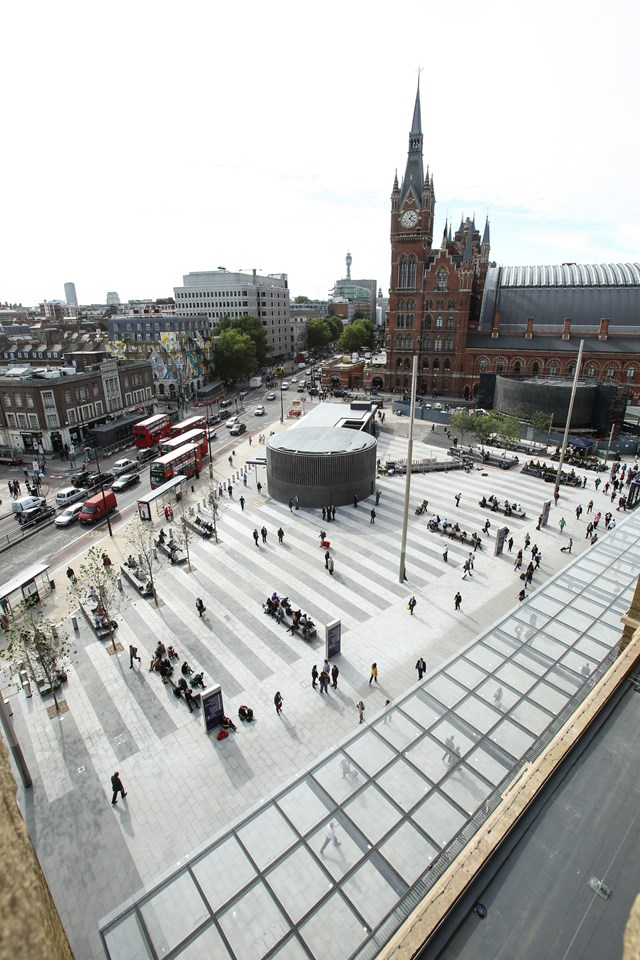 Start of a new chapter for King’s Cross - London’s newest public space is declared open: Launch of King's Cross Square