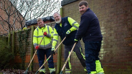 Magna ground maintenance team