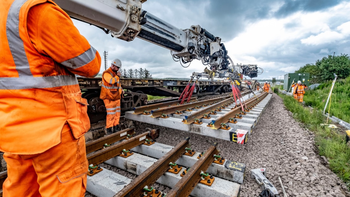 £7m investment to deliver major rail upgrades between Newcastle and Scotland: Generic track renewals pic cropped-3