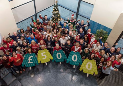 Arriva on-board again with Christmas Jumper Day: Arriva on-board again with Christmas Jumper Day