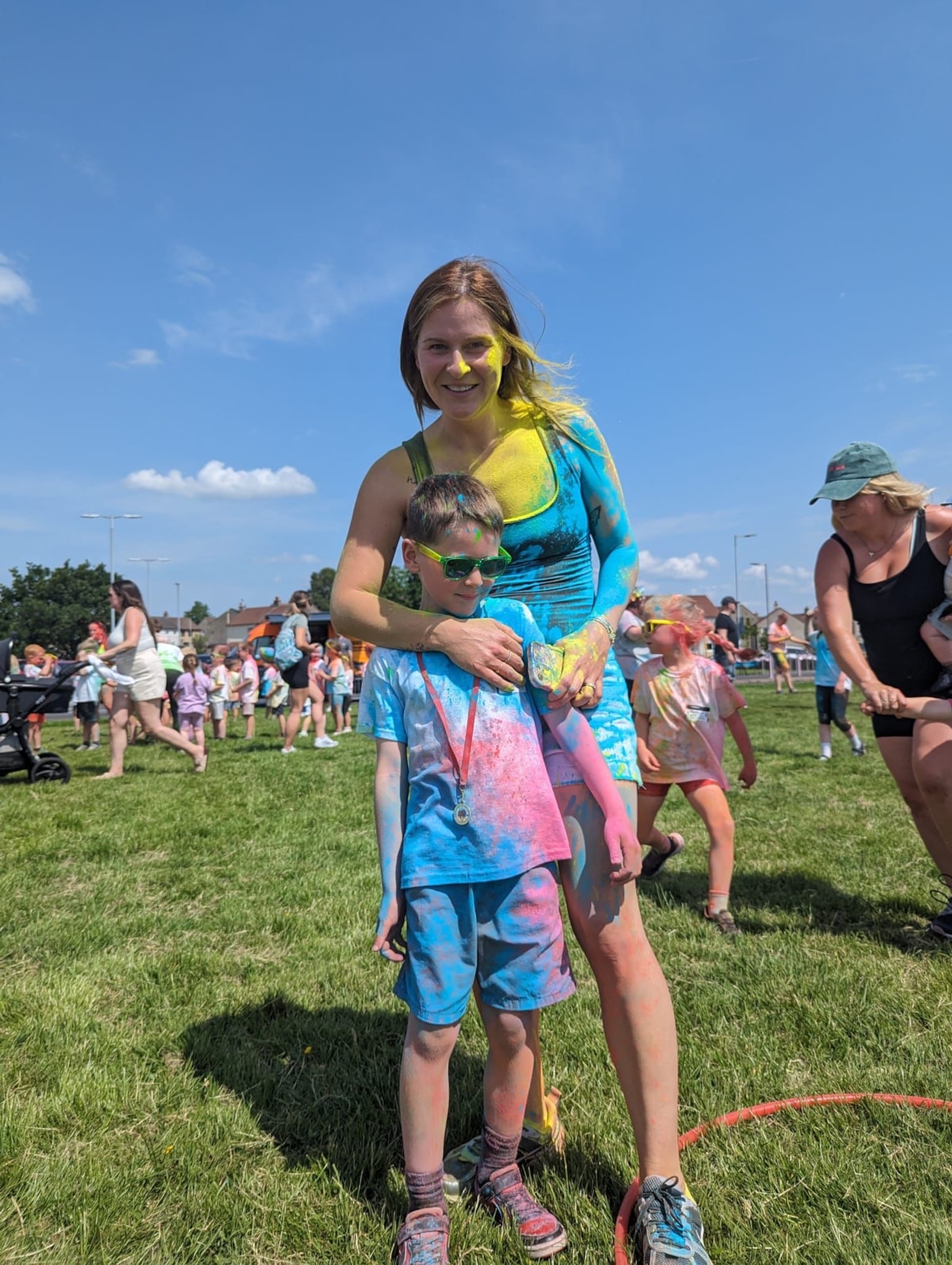 Onthank Primary colour run fun