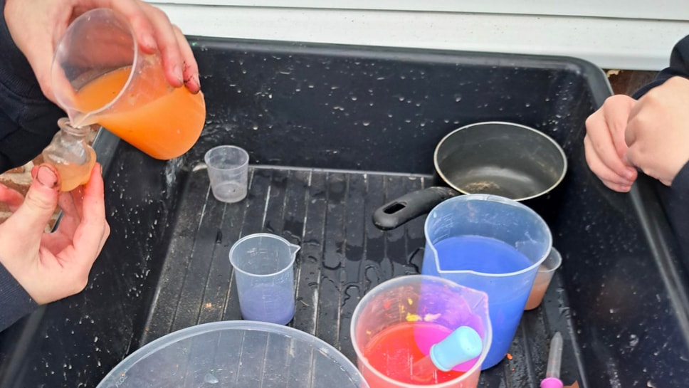 Painting at the Orchard, a new SEND unit which has just opened at Thornton Primary School.jpg2