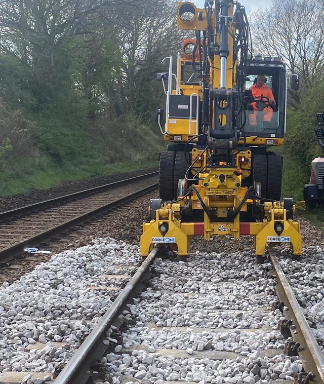 Getting the track ready for trains to run after ballast replacement: Getting the track ready for trains to run after ballast replacement