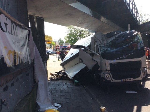 Hinton Road Lorry Crash 3