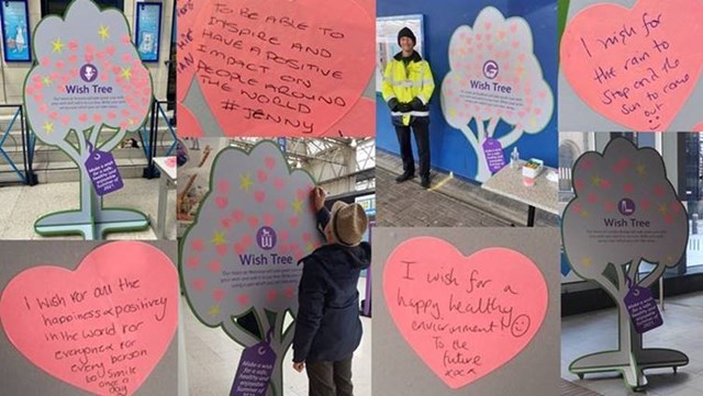 'Make a Wish' at Network Rail’s Southern region stations to build hope after pandemic: Make A Wish tree Southern (1)