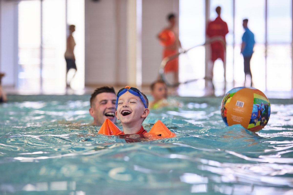 Blue Dolphin indoor pool fun