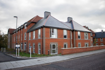 St Martin's House front left side of building