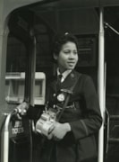 TfL Image - Bus conductor Agatha Claudette Hart, 1962: TfL Image - Bus conductor Agatha Claudette Hart, 1962
