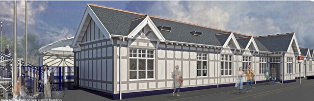 Troon Station redevelopment plans revealed at community event: 24 Jan External view