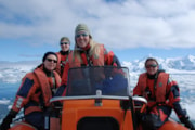 Marine biologists at Rothera. John Withers.: Marine biologists at Rothera. John Withers.