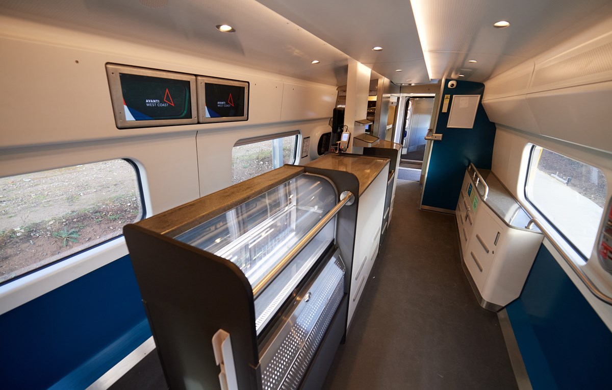 Onboard Shop - Refurbished Pendolino