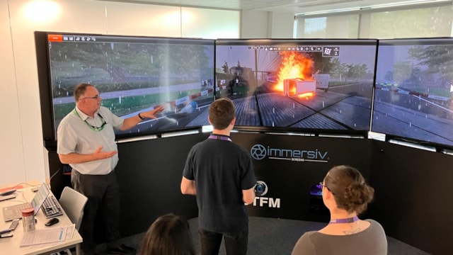 Simulating a major incident with the Immersive Room