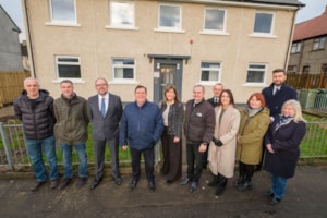 Social care housing completed at Barnweil Drive, Hurlford