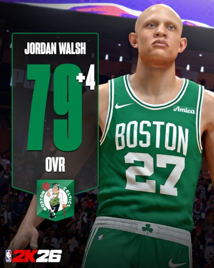 NBA 2K26 Ratings Update 4 - Jordan Walsh 2