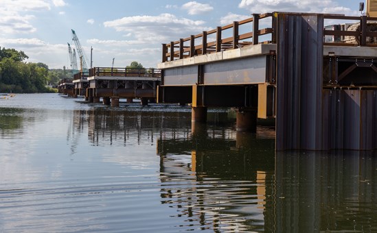 Jetty A completed at Colne Valley Viaduct