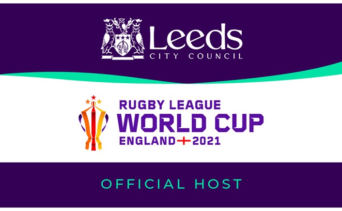 Assemble your squads Leeds! Rugby League World Cup 2021 public ticket ballot opens to celebrate one year to go countdown: Leeds Landscape Dark