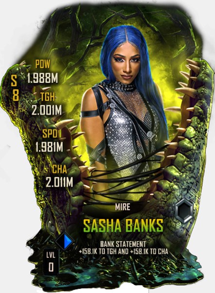 WWE SuperCard S8 - Mire - Sasha Banks