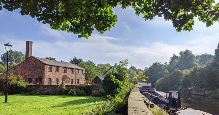 Thwaite at 30: The moorings at Thwaite Watermill