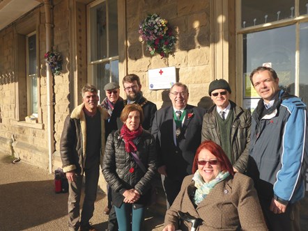 Buxton plaque unveiling