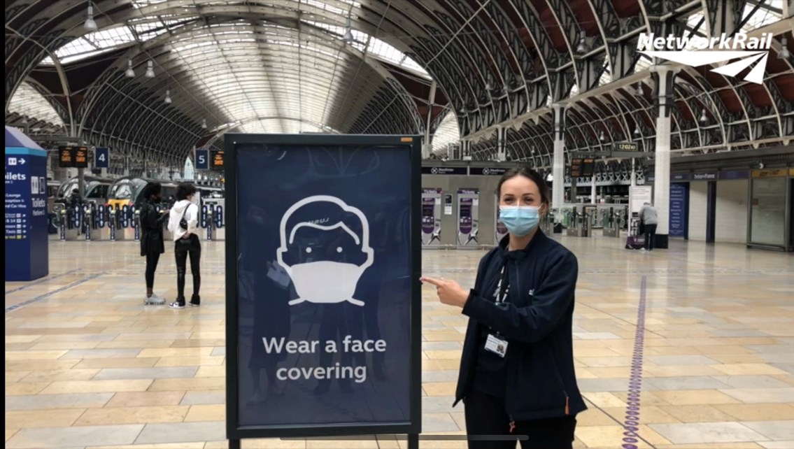 Help protect yourself and other passengers as new face covering rules introduced: Staff will also be wearing face coverings