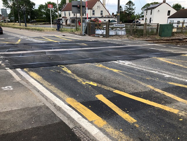 Network Rail begins £1million upgrade to improve Lincolnshire level crossing: Swineshead level crossing