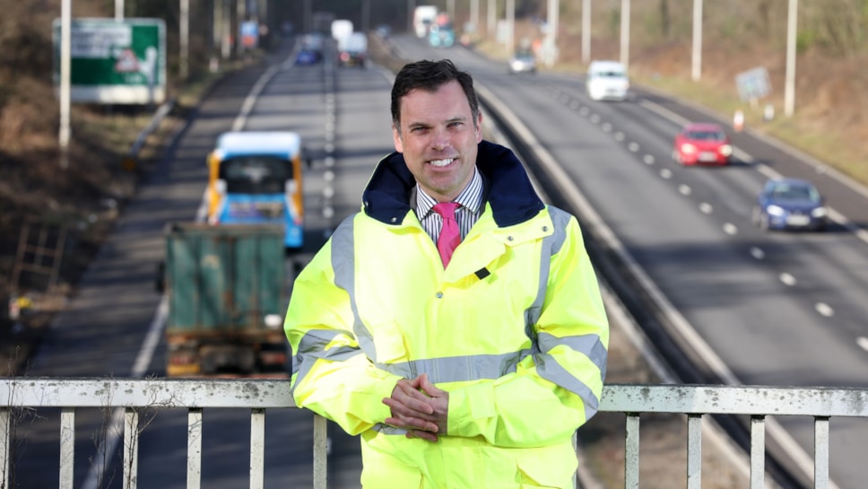 Cabinet Secretary for Transport and North Wales, Ken Skates - A470 - landscape