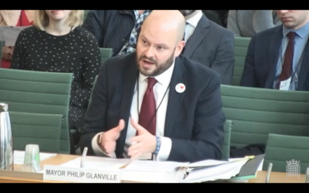 Mayor Glanville at Environment Bill Committee