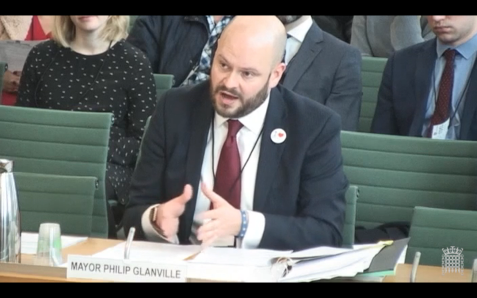 Mayor Glanville at Environment Bill Committee