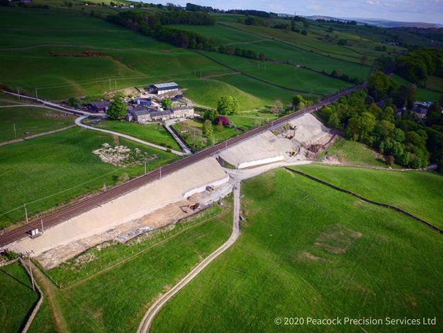 Embankment work near Oxenholme
