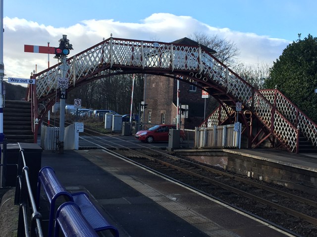 New lease of life for Grade II listed footbridge at Prudhoe railway station: New lease of life for Grade II listed footbridge at Prudhoe station
