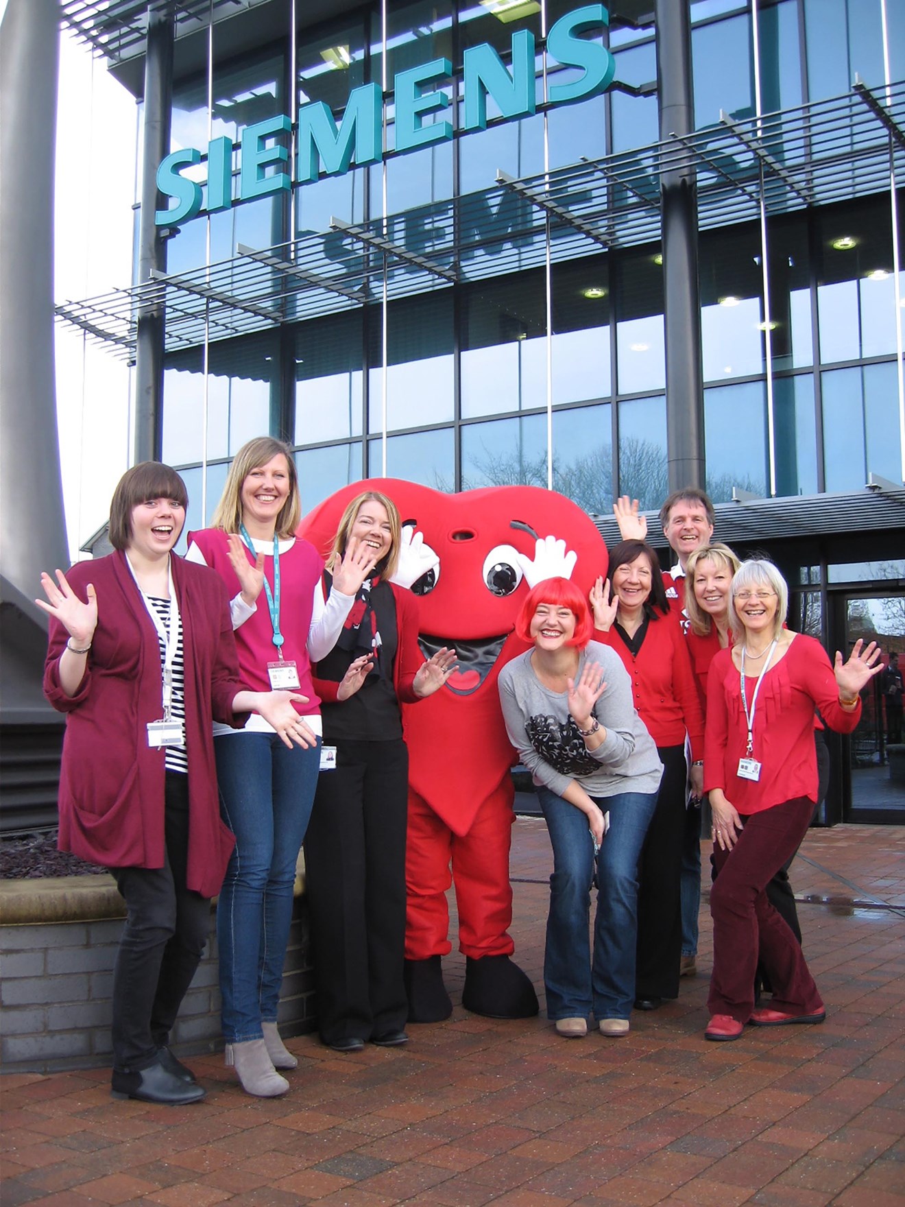 Siemens staff in Lincoln give over £50,000 for charity: siemens_hearty.jpg