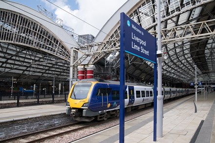 Image shows a Northern service at Liverpool Lime Street Station