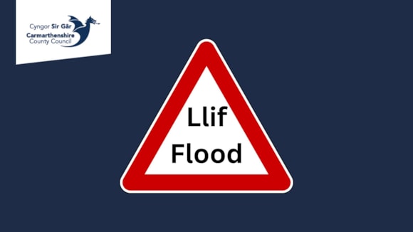 Carmarthenshire County Council: Flooding recovery update: llif flood 