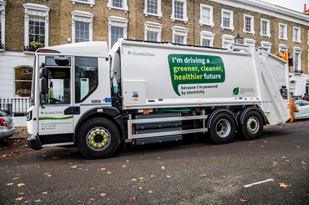 The Dennis Eagle eCollect refuse truck will help to create a greener, cleaner, healthier Islington
