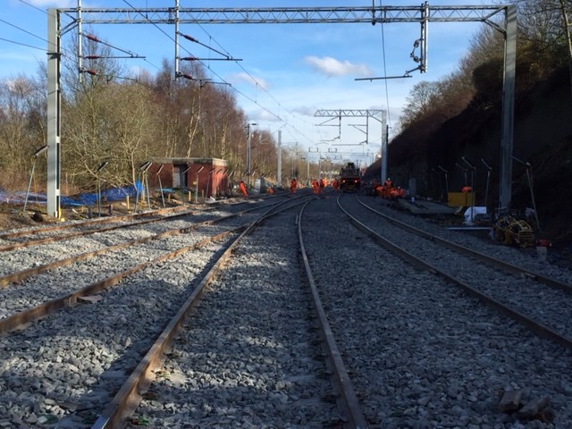 Galton Bridge Easter works daytime