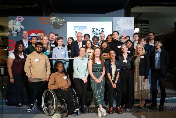 Young people set to shape the future of London’s transport network: TfL Image - Youth panel group photo