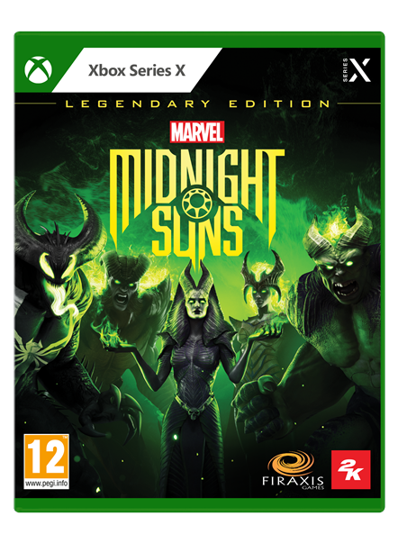 2K Marvel's Midnight Suns Legendary Edition Packaging Xbox Series X 2D