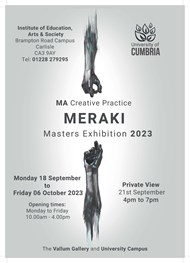 MA Creative Practice 2023 Meraki Poster (high-res)-2